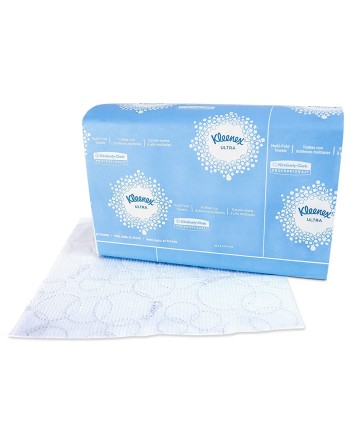 Kleenex® Reveal™ Multifold Hand Towels, 1 Ply, 9-2/5" L x 8" W, 150 /Pack - [DefendUse.com] - 46321 - Kleenex®