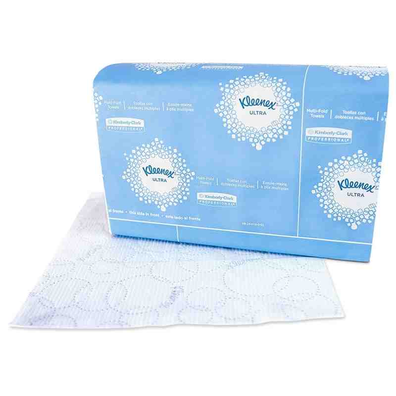 Kleenex® Reveal™ Multifold Hand Towels, 1 Ply, 9-2/5" L x 8" W, 150 /Pack - [DefendUse.com] - 46321 - Kleenex®