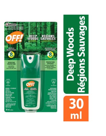 Insect OFF! Deep Woods-Pump Spray 4 Repellent, Case of 12/30ml - 1