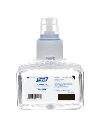 PURELL  LTX-7™ Advanced Moisturizing Foam Hand Sanitizer, 700 ml, Cartridge Refill, 70% Alcohol, Qty/Case: 3 - [Cleaning Supplie