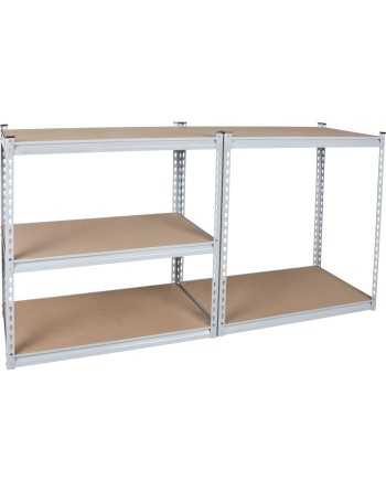 Heavy-Duty Shelving, Steel, Boltless, 1200 lbs. Capacity, 48" W x 72" H x 18" D - 2