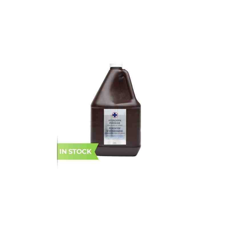 SAFECROSS  Hydrogene Peroxide, Liquid, Antiseptic, 3%,  4.5 L - [DefendUse.com] - 06043 - SAFECROSS