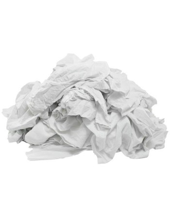 Wiper, Cotton, White, 20 lbs. Material: Cotton Colour: White Weight: 20 lbs. - 1