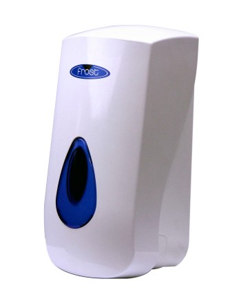 FROST  Lotion Soap Dispenser Capacity: 1000 ml Style: Push Colour: Blue and white - [Cleaning Supplies Canada Discounts] - 707 -