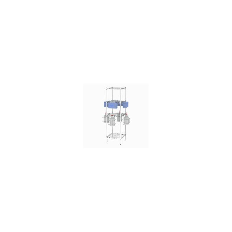 METROPOLITAN WIRE, PPE Sanitizing Tree with Shelves - [Cleaning Supplies Canada Discounts] - CR181863-PPET - [DefendUse.com]