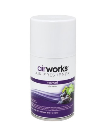 HOSPECO, AirWorks Metered Air Fresheners, Vineyard, Aerosol Can, Case of 12 - [Cleaning Supplies Canada Discounts] - 7934 - [Def