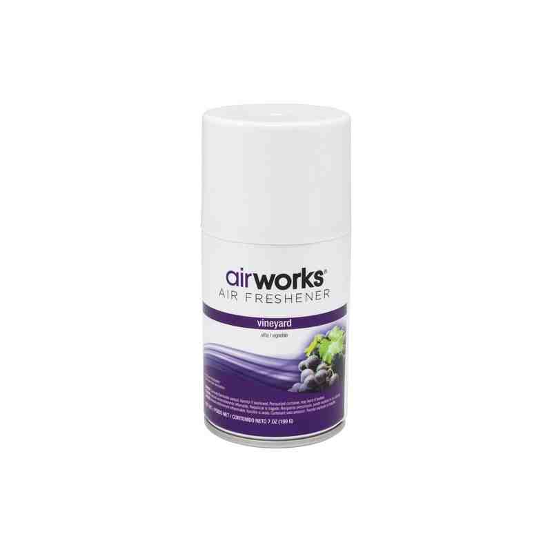 HOSPECO, AirWorks Metered Air Fresheners, Vineyard, Aerosol Can, Case of 12 - [Cleaning Supplies Canada Discounts] - 7934 - [Def