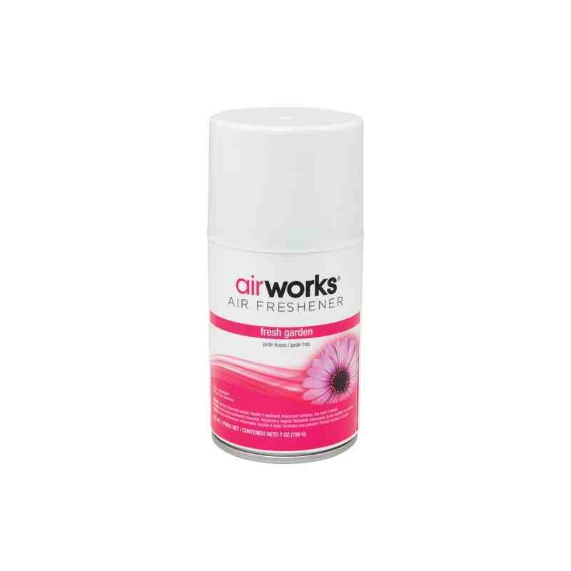 HOSPECO 07932 AirWorks® Metered Aerosol Air Fresheners, Fresh Garden, Aerosol Can, Case of 12 - [DefendUse.com] - 07932 - Air Fr