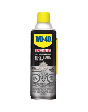 WD40 SPECIALIST, Dry Lube PTFE Spray, Aerosol Can, 284 g, Film Type: Dry - [Cleaning Supplies Canada Discounts] - 2209 - [Defend