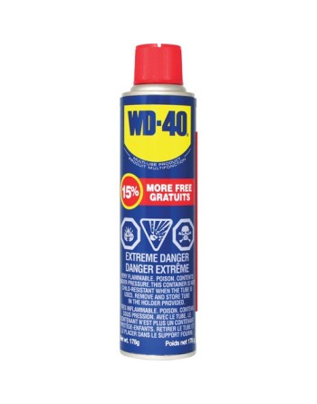 WD-40, Penetrant, Aerosol Can, 178 g, Film Type: Wet - [Cleaning Supplies Canada Discounts] - 1022 - [DefendUse.com]