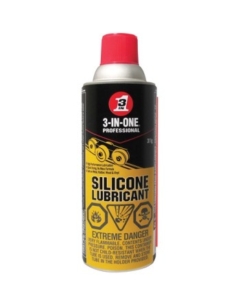 WD-40, 3-IN-1 Silicone Lubricant, Aerosol Can, 311 g, Film Type: Dry - [Cleaning Supplies Canada Discounts] - 1041 - [DefendUse.