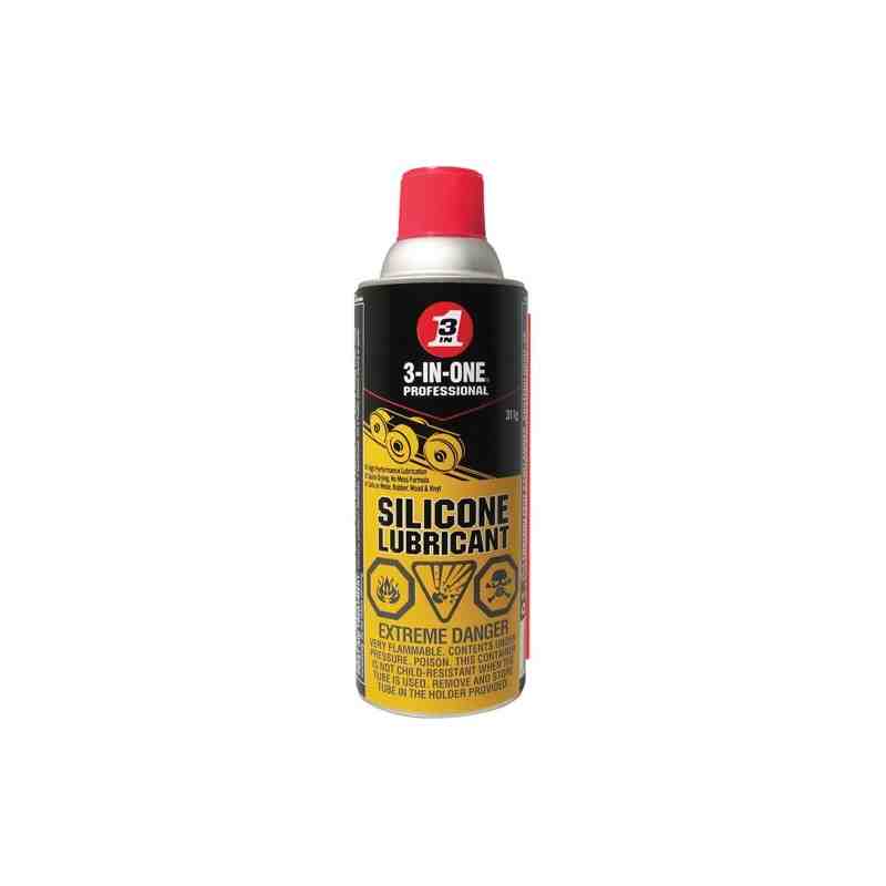 WD-40, 3-IN-1 Silicone Lubricant, Aerosol Can, 311 g, Film Type: Dry - [Cleaning Supplies Canada Discounts] - 1041 - [DefendUse.