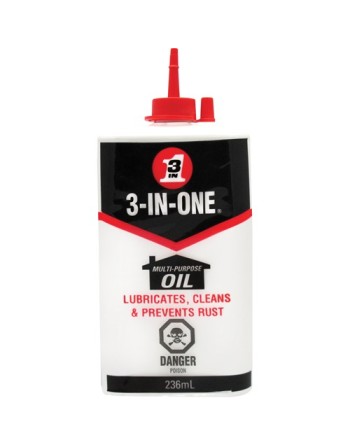 WD-40, 3-IN-ONE Multi-Purpose Oil, Squeeze Bottle, 236 ml, Format: 236 ml - [Cleaning Supplies Canada Discounts] - 1038 - [Defen