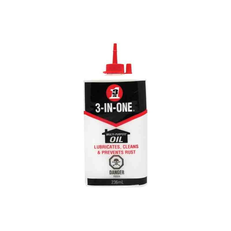 WD-40, 3-IN-ONE Multi-Purpose Oil, Squeeze Bottle, 236 ml, Format: 236 ml - [Cleaning Supplies Canada Discounts] - 1038 - [Defen