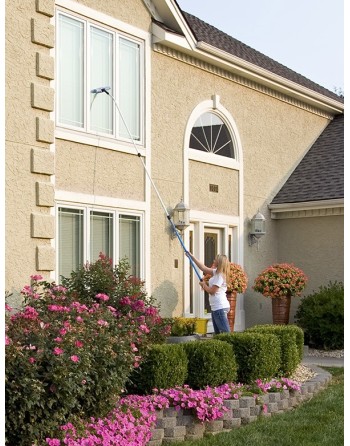 LONGARM ProCurve® 3-Section Extension Poles, 8-24' - [DefendUse.com] - 3824 - Commercial & Home Cleaning Solutions