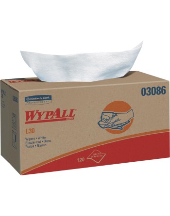 KIMBERLY-CLARK  L30 Wipers, All-Purpose, 10" L x 10-4/5" W, 1200 Sheets - 1
