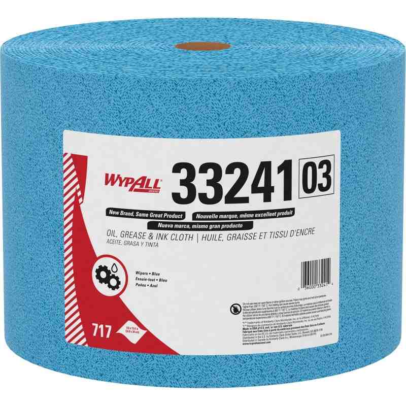 KIMBERLY-CLARK 33241 WypAll® Oil, Grease & Ink Cloth, Specialty, 13-2/5" L x 9-4/5" W - [DefendUse.com] - 33241 - WYPALL® Wipes
