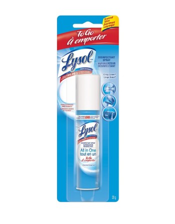 Lysol Disinfectant Spray - All in One To Go - Crisp Linen® 28 g 12/28g[CB741870] - 1