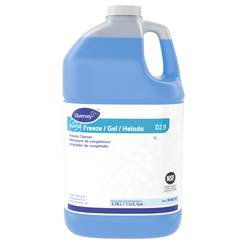 Diversey 948030 Suma® Freeze D2.9 Freezer Floor Cleaner, Case of 4x3.78L - [DefendUse.com] - 948030 - Diversey Holdings Cleaners