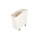 Ingredient Bin w/Lid/Scoop 81L - White/Clear - [Cleaning Supplies Canada Discounts] - 1250 - [DefendUse.com]