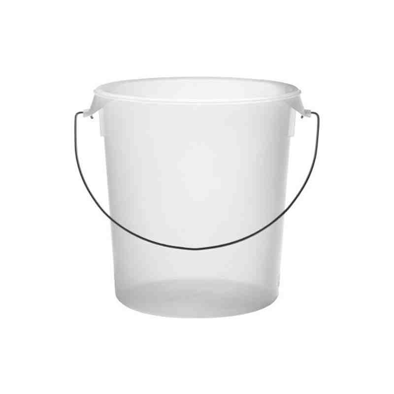 RUBBERMAID, Round Storage Container with Bail Clear, Colour: Clear, Capacity: 22 qt. - [DefendUse.com] - FG572924CLR - Food Stor