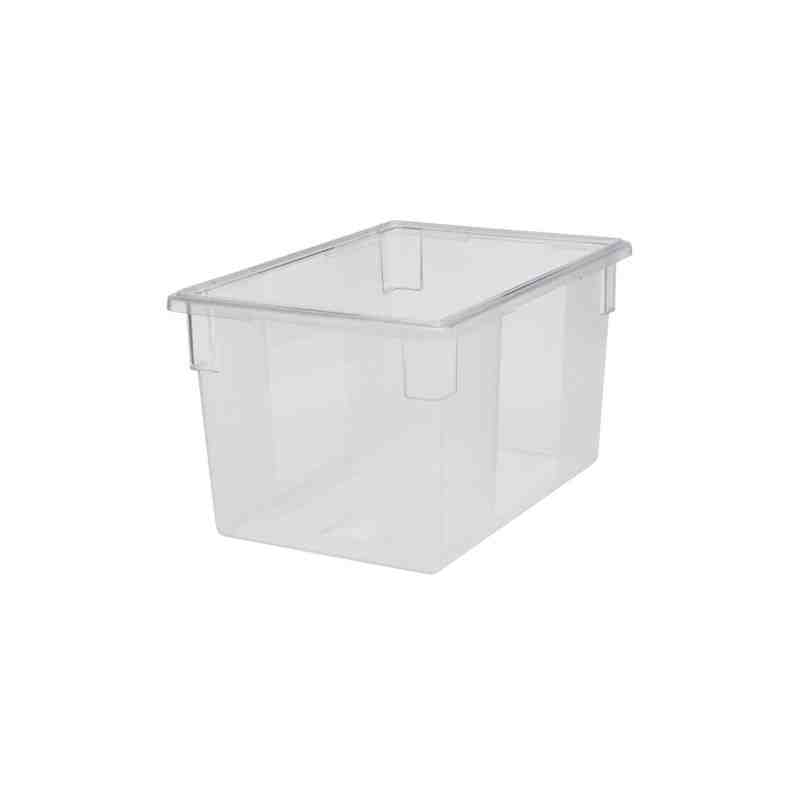 Rubbermaid FG330100CLR Clear Polycarbonate Food Storage Box - 26" x 18" x 15" - [DefendUse.com] - FG330100CLR - Commercial & Hom