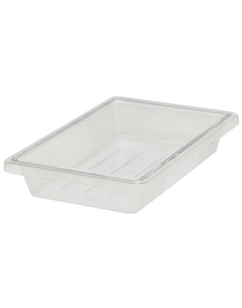 Rubbermaid FG330400CLR Clear Polycarbonate Food Storage Box - 18" x 12" x 9" - [DefendUse.com] - FG330400CLR - Commercial & Home