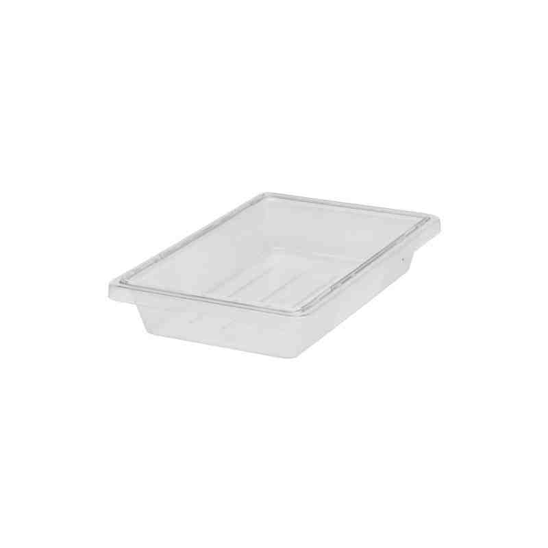 Rubbermaid FG330400CLR Clear Polycarbonate Food Storage Box - 18" x 12" x 9" - [DefendUse.com] - FG330400CLR - Commercial & Home