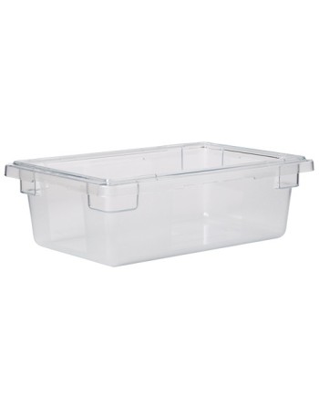 Rubbermaid FG330900CLR Clear Polycarbonate Food Storage Box - 18" x 12" x 6" - [DefendUse.com] - FG330900CLR - Commercial & Home