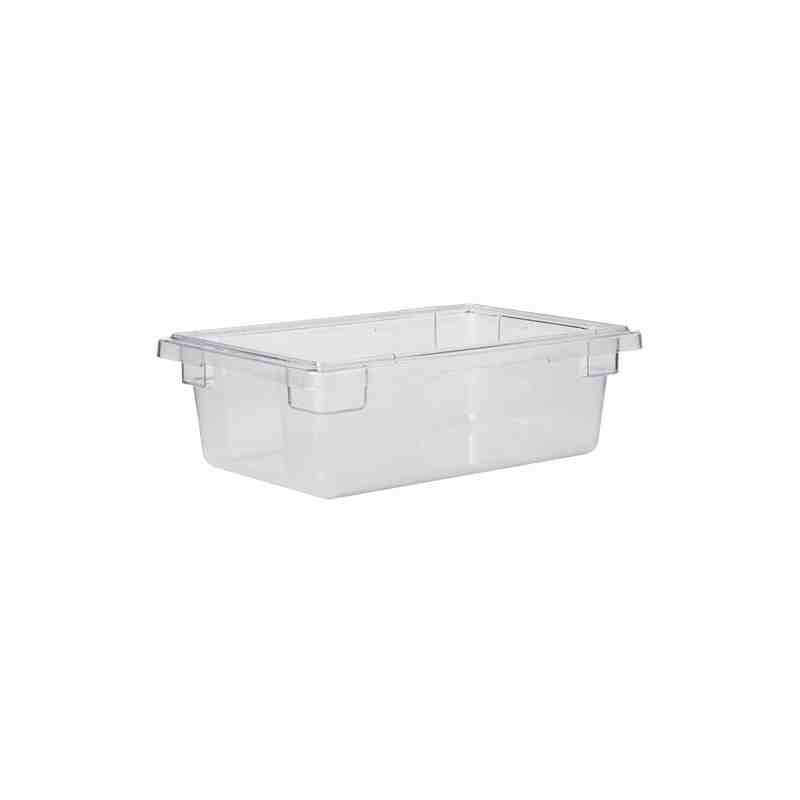 Rubbermaid FG330900CLR Clear Polycarbonate Food Storage Box - 18" x 12" x 6" - [DefendUse.com] - FG330900CLR - Commercial & Home