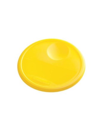Rubbermaid FG573000YEL Yellow Lid for 12, 18, 22 Qt. Round Food Storage Containers - [DefendUse.com] - FG573000YEL - Food Storag