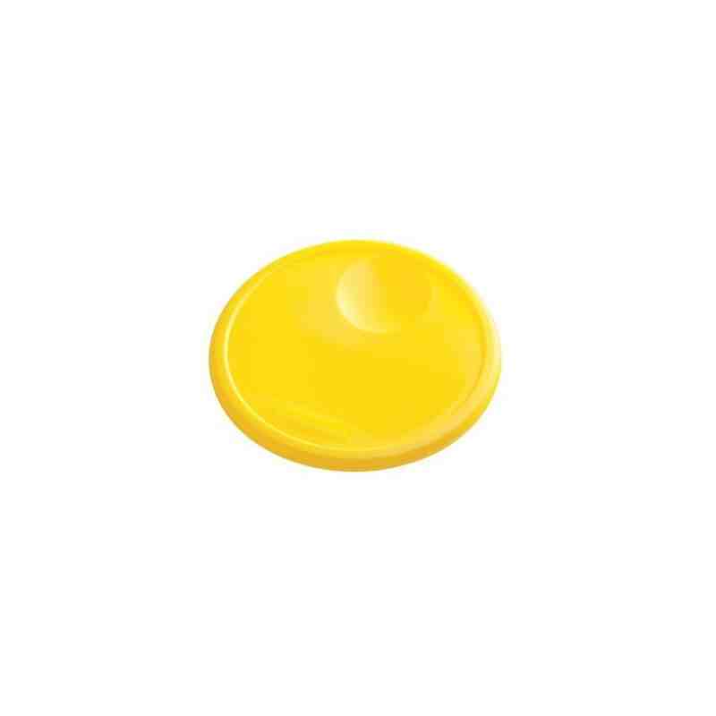 Rubbermaid FG573000YEL Yellow Lid for 12, 18, 22 Qt. Round Food Storage Containers - [DefendUse.com] - FG573000YEL - Food Storag