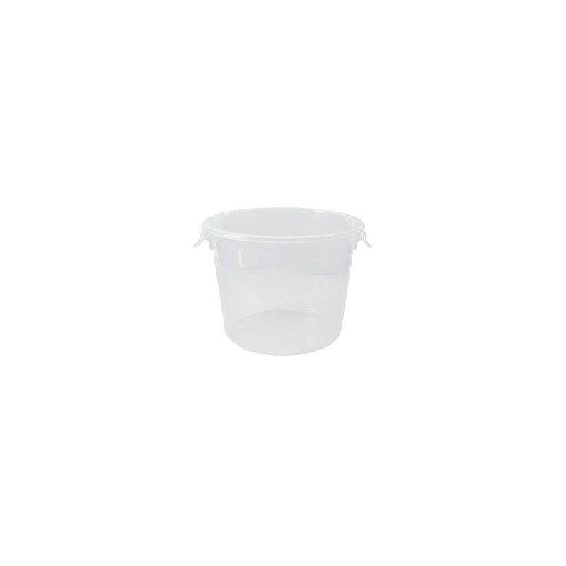 Rubbermaid FG572324CLR 6 Qt. Translucent Round Food Storage Container - [DefendUse.com] - FG572324CLR - Food Storage