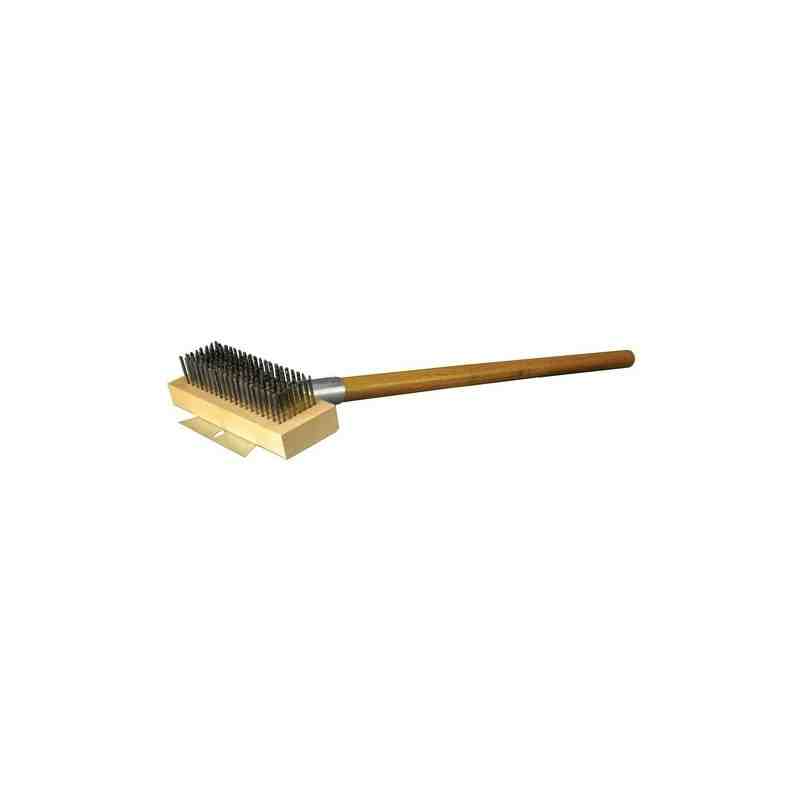 27" HD Oven/Grill Brush - HD Scraper SST Wire - [Cleaning Supplies Canada Discounts] - CHEF204 - [DefendUse.com]