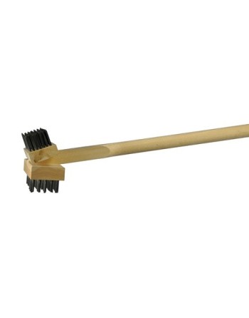 30"2-Side Angle Grill Brush w/Flat/Round Wire - [Cleaning Supplies Canada Discounts] - CHEF101 - [DefendUse.com]