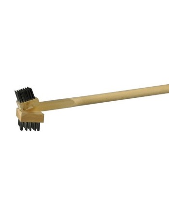 48"2-Side Angle Grill Brush w/Flat/Round Wire - [Cleaning Supplies Canada Discounts] - CHEF100 - [DefendUse.com]