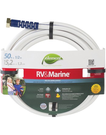 Swan Element™ Marine & RV Water Hoses, PVC, 1/2" dia. x 50'