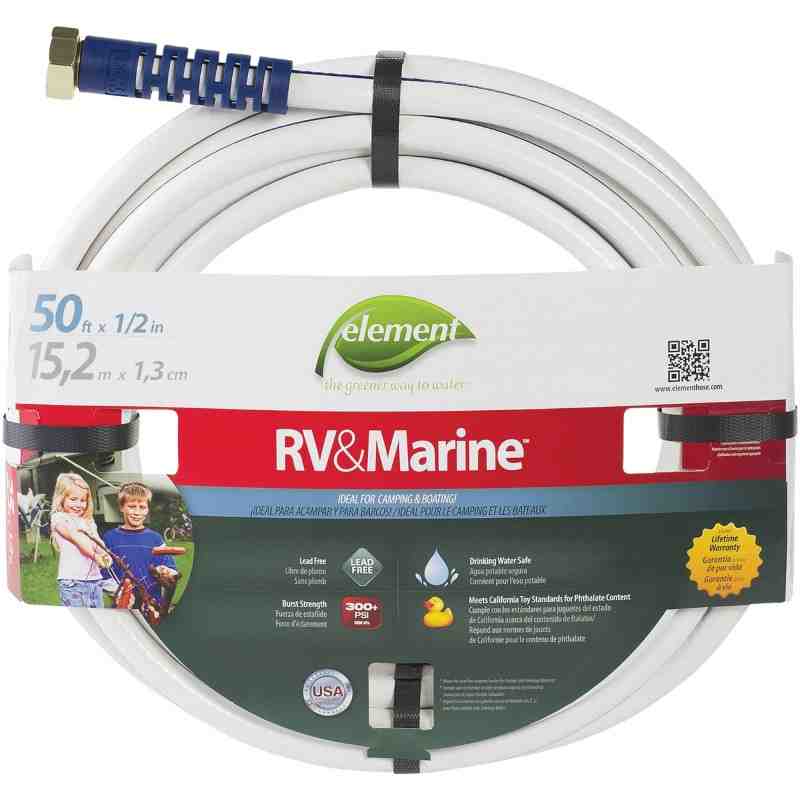 Swan Element™ Marine & RV Water Hoses, PVC, 1/2" dia. x 50'