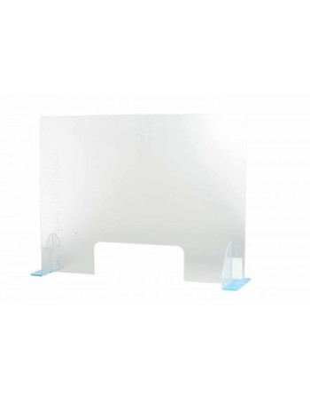 GLOBE 7650 Sneeze Guard Countertop Safety Shield, Full, 3mm Thick,  Countertop Shield 32x24" - Acrylic Plastic - [DefendUse.com]