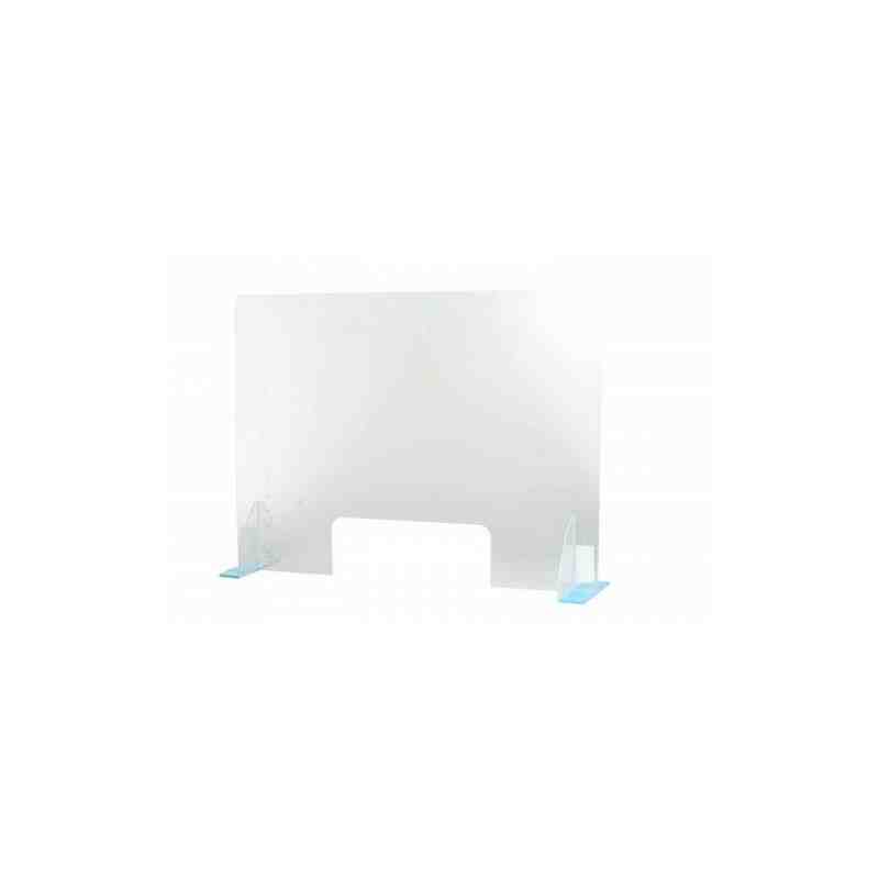 GLOBE 7650 Sneeze Guard Countertop Safety Shield, Full, 3mm Thick,  Countertop Shield 32x24" - Acrylic Plastic - [DefendUse.com]