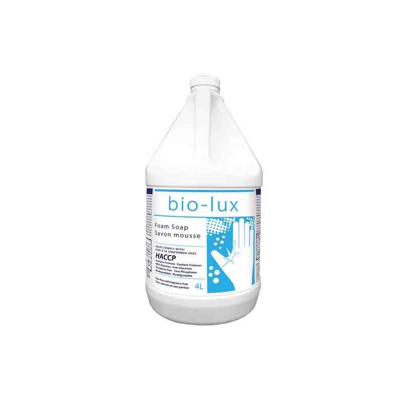 SAFEBLEND BFXXGW4 Bio-Lux Antimicrobial Soap, Foam, 4 L, Unscented, Jug - [DefendUse.com] - BFXXGW4 - Safeblend™ 