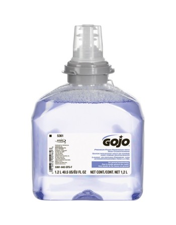 GOJO. Premium Handwash with Skin Conditioners, Liquid, 1.2 L, Scented, Plastic Cartridge, Case of 2 - [DefendUse.com] - 5361-02 