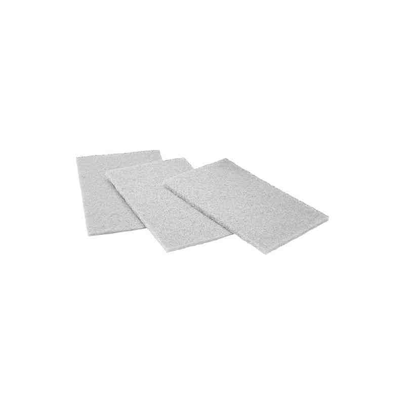 3M. Scotch-Brite™ No.7445 Cleaning Hand Pads, Ceramic, 6" x 9", Cleaning Grit, Colour: White - [DefendUse.com] - SB17637 - Scotc