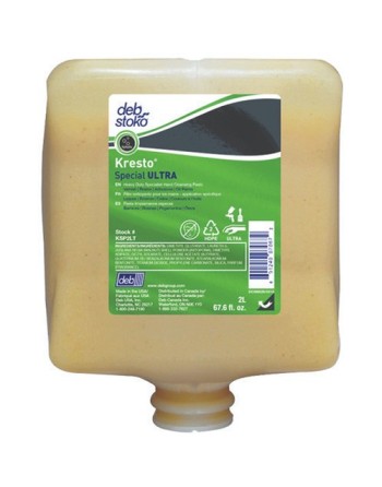 SC JOHNSON KSP2LT Kresto Special Ultra Hand Cleaner Refill, Paste, 2 L, Plastic Cartridge, Fresh Scent - [DefendUse.com] - KSP2L