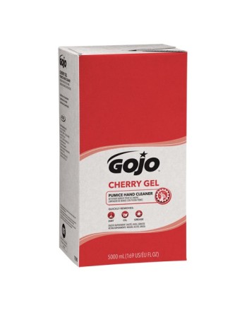 GOJO, Cherry Gel Hand Cleaner, Pumice, 5 L, Refill, Cherry - [DefendUse.com] - 7590-02 - Hand Cleaner Refills