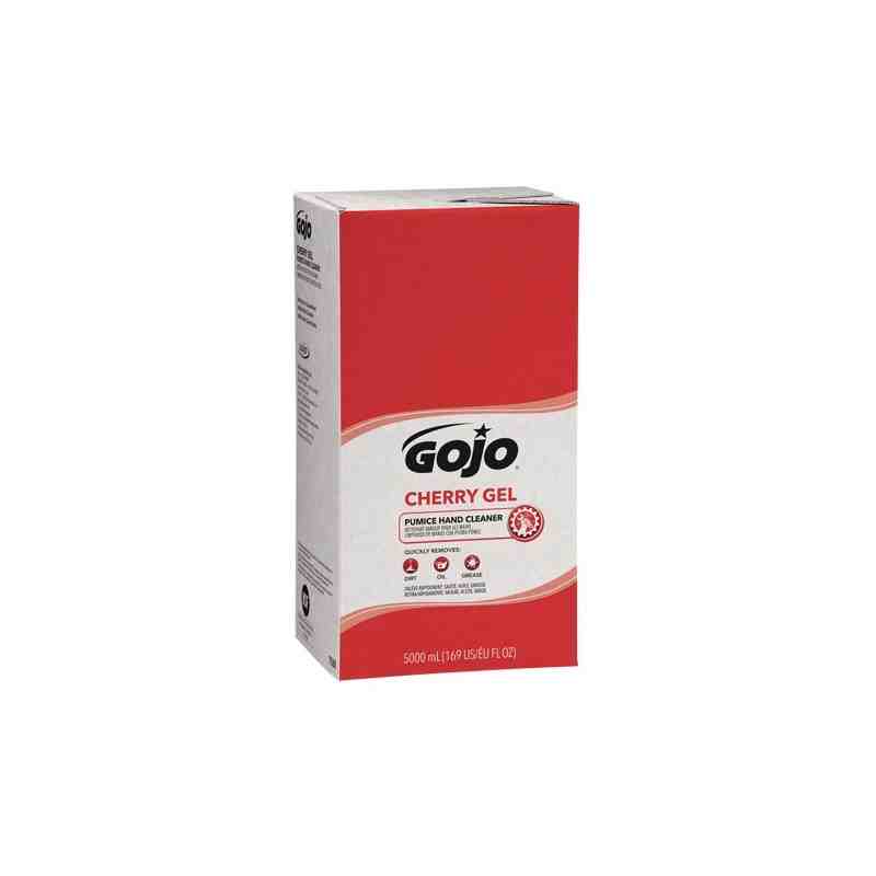 GOJO, Cherry Gel Hand Cleaner, Pumice, 5 L, Refill, Cherry - [DefendUse.com] - 7590-02 - Hand Cleaner Refills