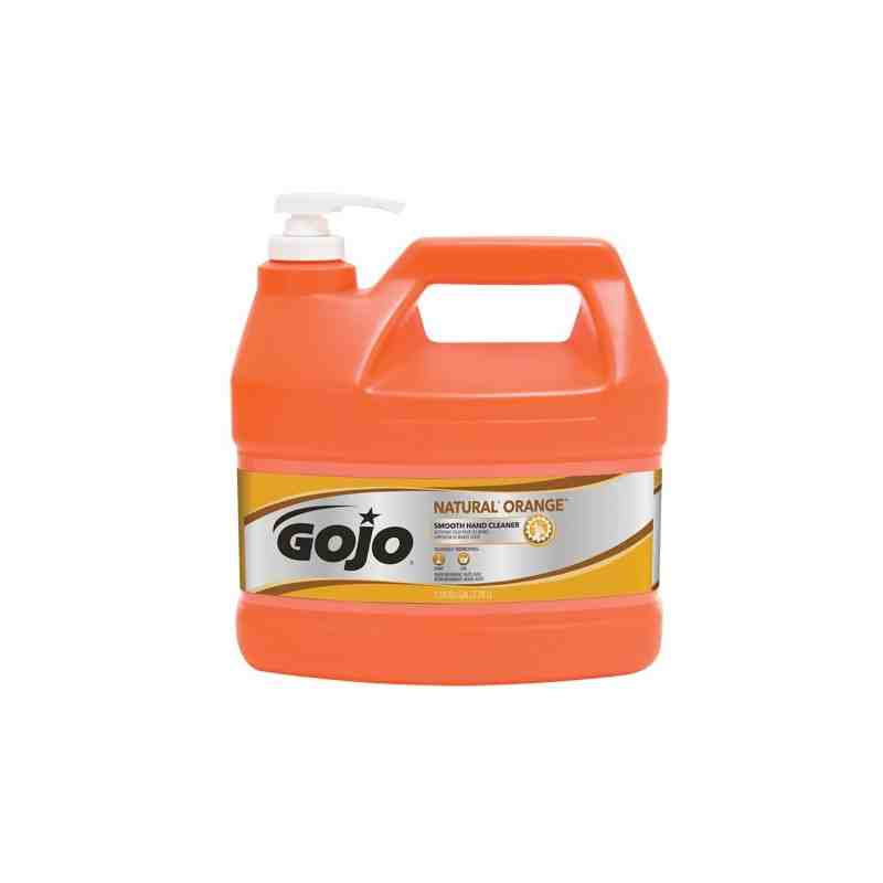 GOJO, Natural Orange™ Hand Cleaner, Cream, 3.78 L, Jug, Orange/Citrus, Qty/Case: 4 - [DefendUse.com] - 0945-04 - Hand Cleaner Bo