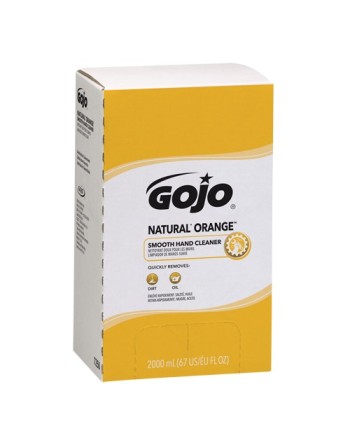 GOJO, Natural Orange™ Hand Cleaner, Liquid, 2 L, Refill, Scented - [DefendUse.com] - 7250-04 - Hand Cleaner Refills