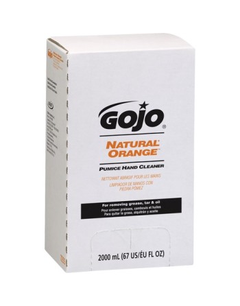 GOJO, Natural Orange™ Hand Cleaner, Pumice, 2 L, Refill, Orange/Citrus - [DefendUse.com] - 7255-04 - Hand Cleaner Refills