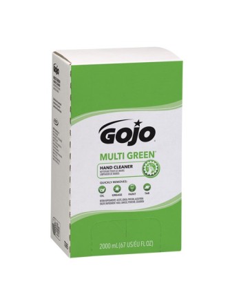 GOJO, Multi Green Hand Cleaner, Gel, 2 L, Refill, Citrus, Dispenser: 7200-01 - [DefendUse.com] - 7265-04 - Hand Cleaner Refills